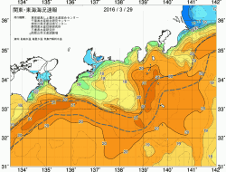 関東・東海海況速報/広域(2016/03/29)