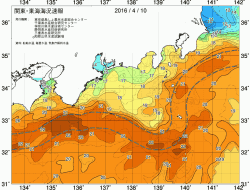 関東・東海海況速報/広域(2016/04/10)