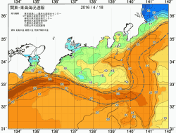 関東・東海海況速報/広域(2016/04/18)