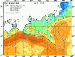 関東・東海海況速報/広域(2016/05/13)