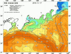 関東・東海海況速報/広域(2016/05/17)