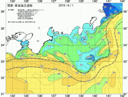 関東・東海海況速報/広域(2016/06/01)