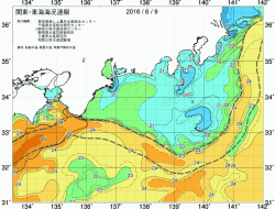 関東・東海海況速報/広域(2016/06/09)