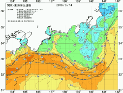 関東・東海海況速報/広域(2016/06/14)
