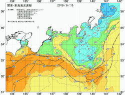 関東・東海海況速報/広域(2016/06/15)