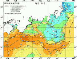 関東・東海海況速報/広域(2016/06/16)
