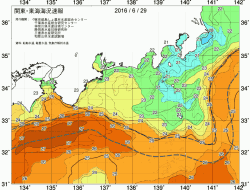 関東・東海海況速報/広域(2016/06/29)