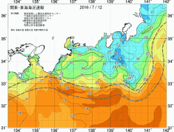 関東・東海海況速報/広域(2016/07/12)