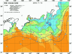 関東・東海海況速報/広域(2016/07/13)