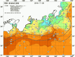関東・東海海況速報/広域(2016/07/26)