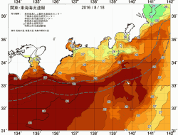 関東・東海海況速報/広域(2016/08/18)