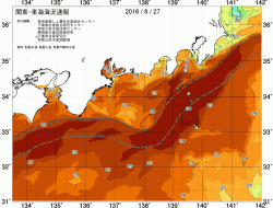 関東・東海海況速報/広域(2016/08/27)