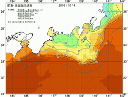関東・東海海況速報/広域(2016/10/04)