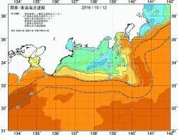 関東・東海海況速報/広域(2016/10/12)