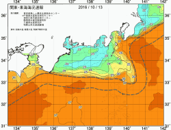 関東・東海海況速報/広域(2016/10/13)