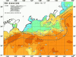 関東・東海海況速報/広域(2016/10/17)
