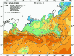 関東・東海海況速報/広域(2016/11/10)