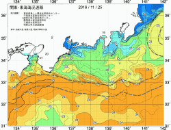 関東・東海海況速報/広域(2016/11/25)