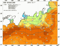 関東・東海海況速報/広域(2016/12/07)