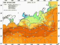 関東・東海海況速報/広域(2016/12/09)