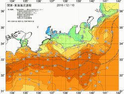 関東・東海海況速報/広域(2016/12/10)