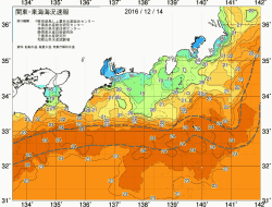 関東・東海海況速報/広域(2016/12/14)