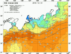 関東・東海海況速報/広域(2016/12/21)
