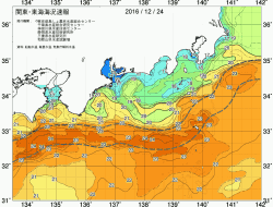 関東・東海海況速報/広域(2016/12/24)