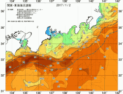 関東・東海海況速報/広域(2017/01/02)