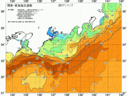 関東・東海海況速報/広域(2017/01/07)