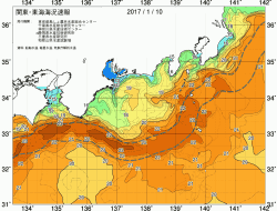 関東・東海海況速報/広域(2017/01/10)