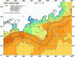 関東・東海海況速報/広域(2017/01/17)