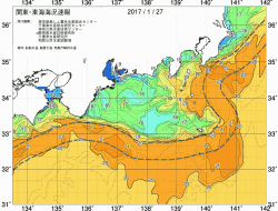 関東・東海海況速報/広域(2017/01/27)