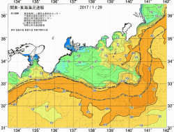関東・東海海況速報/広域(2017/01/29)