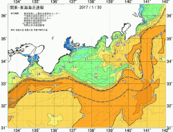 関東・東海海況速報/広域(2017/01/30)