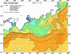 関東・東海海況速報/広域(2017/01/31)