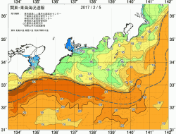 関東・東海海況速報/広域(2017/02/05)