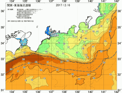 関東・東海海況速報/広域(2017/02/06)