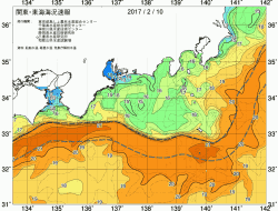 関東・東海海況速報/広域(2017/02/10)