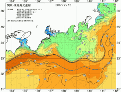 関東・東海海況速報/広域(2017/02/12)