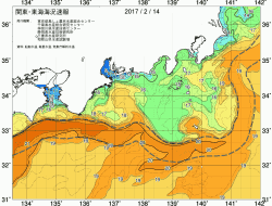 関東・東海海況速報/広域(2017/02/14)