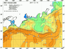 関東・東海海況速報/広域(2017/02/15)