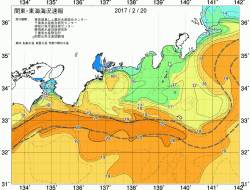 関東・東海海況速報/広域(2017/02/20)