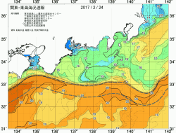 関東・東海海況速報/広域(2017/02/24)