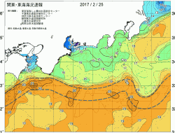 関東・東海海況速報/広域(2017/02/25)