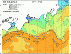 関東・東海海況速報/広域(2017/02/26)