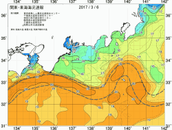 関東・東海海況速報/広域(2017/03/06)