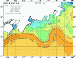 関東・東海海況速報/広域(2017/03/10)