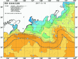 関東・東海海況速報/広域(2017/03/15)