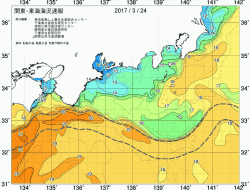 関東・東海海況速報/広域(2017/03/24)